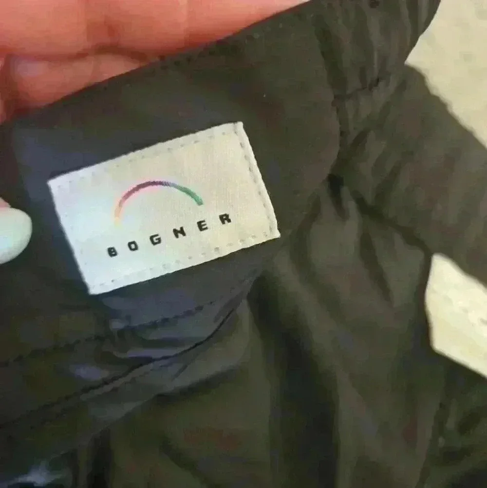 Bogner Womens Black Ski And Snow Designer Luxury Insulated Winter Pants 10 Long